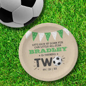 サッカーのオールスターボール2nd誕生日 ペーパープレート