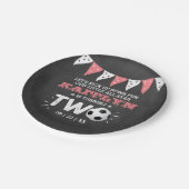 サッカーのオールスターボール2nd誕生日 ペーパープレート (アングル)