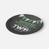 サッカーのオールスターボール2nd誕生日 ペーパープレート (アングル)