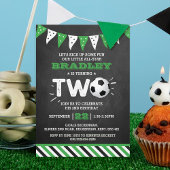 サッカーのオールスターボール2nd誕生日 招待状