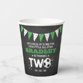 サッカーのオールスターボール2nd誕生日 紙コップ (正面)