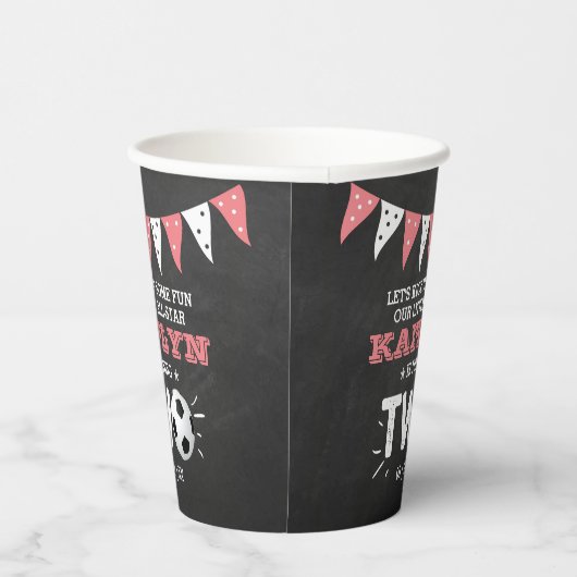 サッカーのオールスターボール2nd誕生日 紙コップ (右)