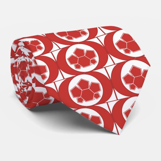 サッカーのカナダの旗 ネクタイ (ロール)