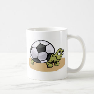 サッカーのカメ コーヒーマグカップ