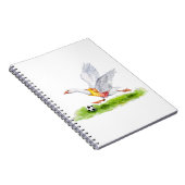 サッカーのガチョウ ノートブック (右側)