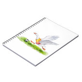 サッカーのガチョウ ノートブック (左側)