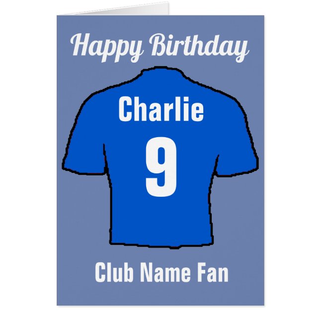 サッカーのクラブシャカスタマイズツ (正面)