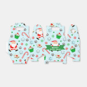 サッカーのクリスマスのお願い箱 フェイバーボックス (折り畳みなし)