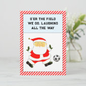 サッカーのクリスマスカード シーズンカード (スタンド正面)