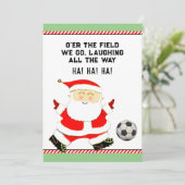 サッカーのクリスマス シーズンカード (スタンド正面)