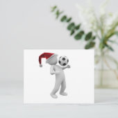 サッカーのクリスマス シーズンポストカード (スタンド正面)