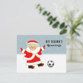 サッカーのクリスマス シーズンポストカード (スタンド正面)