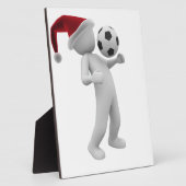 サッカーのクリスマス フォトプラーク (側面)
