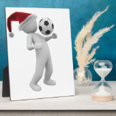 サッカーのクリスマス フォトプラーク (側面)