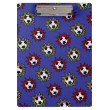 サッカーのクリップボード