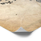 サッカーのクリート特許 ポスター (角)