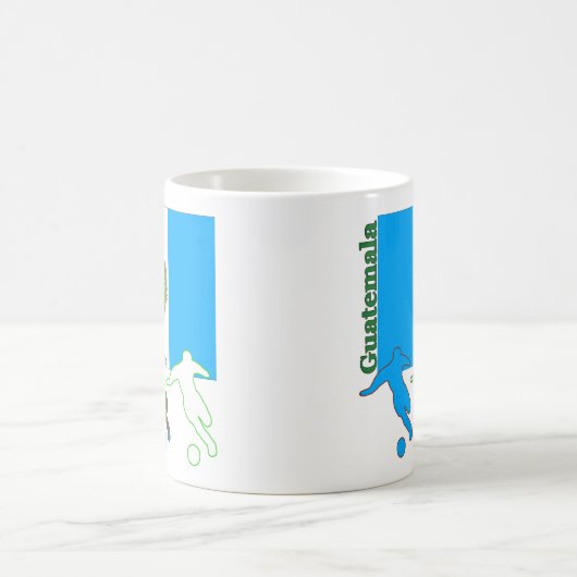 サッカーのグアテマラのマグ コーヒーマグカップ (中央)