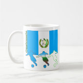 サッカーのグアテマラのマグ コーヒーマグカップ (左)
