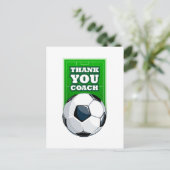 サッカーのコーチありがとう ポストカード (スタンド正面)