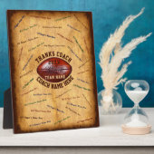 サッカーのコーチのためのギフト,サッカーコーチプラーク フォトプラーク (側面)