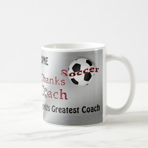 サッカーのコーチのギフトはマグ感謝していしています コーヒーマグカップ
