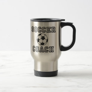 サッカーのコーチのタンブラー トラベルマグ