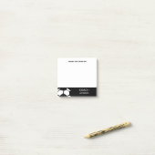 サッカーのコーチのパーソナライズで粋でモダンなスタイリッシュ ポストイット (デスク上)