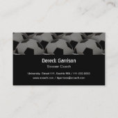 サッカーのコーチの名刺 名刺 (裏面)