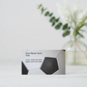 サッカーのコーチの名刺 名刺 (スタンド正面)