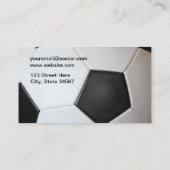 サッカーのコーチの名刺 名刺 (裏面)