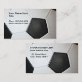 サッカーのコーチの名刺 名刺 (正面/裏面)