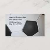 サッカーのコーチの名刺 名刺 (裏面)