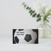 サッカーのコーチの名刺 名刺 (スタンド正面)