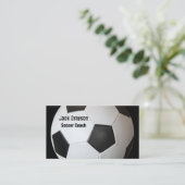 サッカーのコーチの名刺 名刺 (スタンド正面)