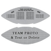 サッカーのコーチの贈り物、チームの写真、名前 アメリカンフットボール (パネル)