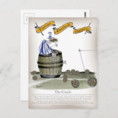 サッカーのコーチ青いストライプ白 ポストカード (正面/裏面)