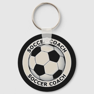 サッカーのコーチ キーホルダー