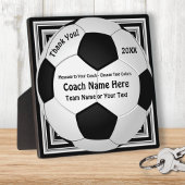 サッカーのコーチ、プラークのためのパーソナライズされたプレゼント フォトプラーク