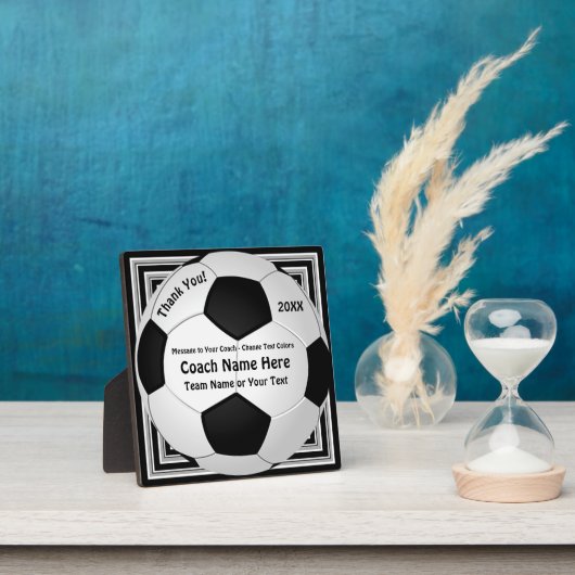 サッカーのコーチ、プラークのためのパーソナライズされたプレゼント フォトプラーク (インサイチュ)
