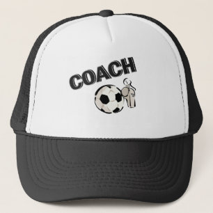 サッカーのコーチ(笛か球) キャップ