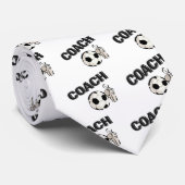サッカーのコーチ(笛か球) ネクタイ (ロール)