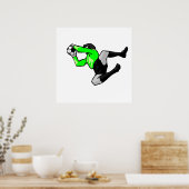 サッカーのゴアリー救グ・グラフィック ポスター (キッチン)