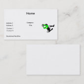 サッカーのゴアリー救グ・グラフィック 名刺 (正面/裏面)