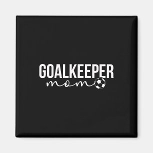 サッカーのゴールキーパーのママ サッカー好きな子どものお母さん マグネット
