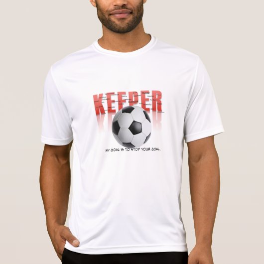 サッカーのゴールキーパーのワイシャツ Tシャツ (正面)
