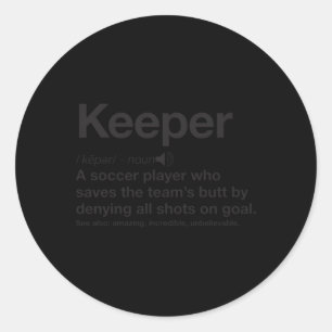 サッカーのゴールキーパー定義 ラウンドシール