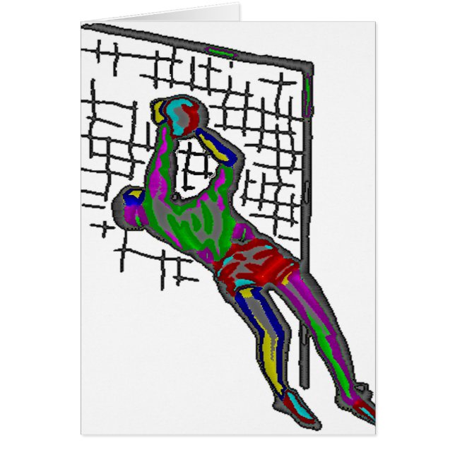 サッカーのゴールキーパー (正面)