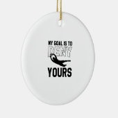 サッカーのゴールキーパー セラミックオーナメント (右)