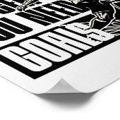 サッカーのゴール 引用 モチベーション ポスター (角)