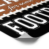 サッカーのサインプリント ポスター (角)